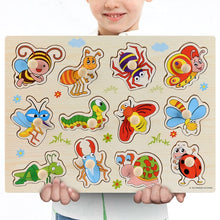 Load image into Gallery viewer, Kids 3D Puzzle Wooden Toys Colorful Geometry Shape Cognition Wood Puzzle Children Early Learning Educational Montessori Toys