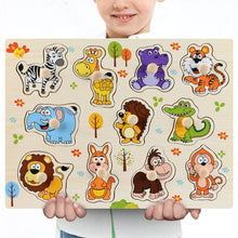 Load image into Gallery viewer, Kids 3D Puzzle Wooden Toys Colorful Geometry Shape Cognition Wood Puzzle Children Early Learning Educational Montessori Toys