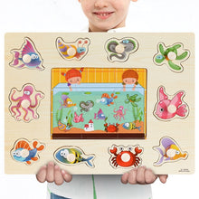 Load image into Gallery viewer, Kids 3D Puzzle Wooden Toys Colorful Geometry Shape Cognition Wood Puzzle Children Early Learning Educational Montessori Toys