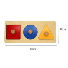 Load image into Gallery viewer, Kids Wooden Puzzles Toys Memory Match Stick Chess Game Fun Puzzle Board Game Educational Color Cognitive Geometric shape Toys
