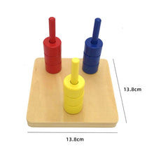 Load image into Gallery viewer, Kids Wooden Puzzles Toys Memory Match Stick Chess Game Fun Puzzle Board Game Educational Color Cognitive Geometric shape Toys