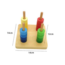 Load image into Gallery viewer, Kids Wooden Puzzles Toys Memory Match Stick Chess Game Fun Puzzle Board Game Educational Color Cognitive Geometric shape Toys