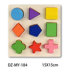 Load image into Gallery viewer, Kids 3D Puzzle Wooden Toys Colorful Geometry Shape Cognition Wood Puzzle Children Early Learning Educational Montessori Toys
