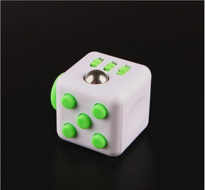 3.3cm Cube With Button Anti Irritability Toy Stress Relief for Adults and Children Vinyl Desk Toy