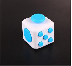 3.3cm Cube With Button Anti Irritability Toy Stress Relief for Adults and Children Vinyl Desk Toy