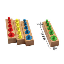 Load image into Gallery viewer, Kids Wooden Puzzles Toys Memory Match Stick Chess Game Fun Puzzle Board Game Educational Color Cognitive Geometric shape Toys
